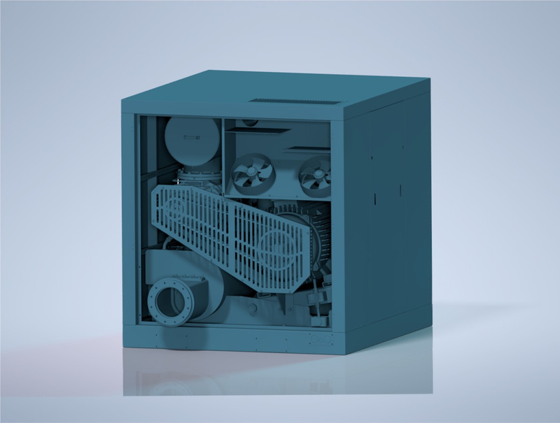 M&aacute;quina completa do ventilador de ra&iacute;zes da s&eacute;rie BR